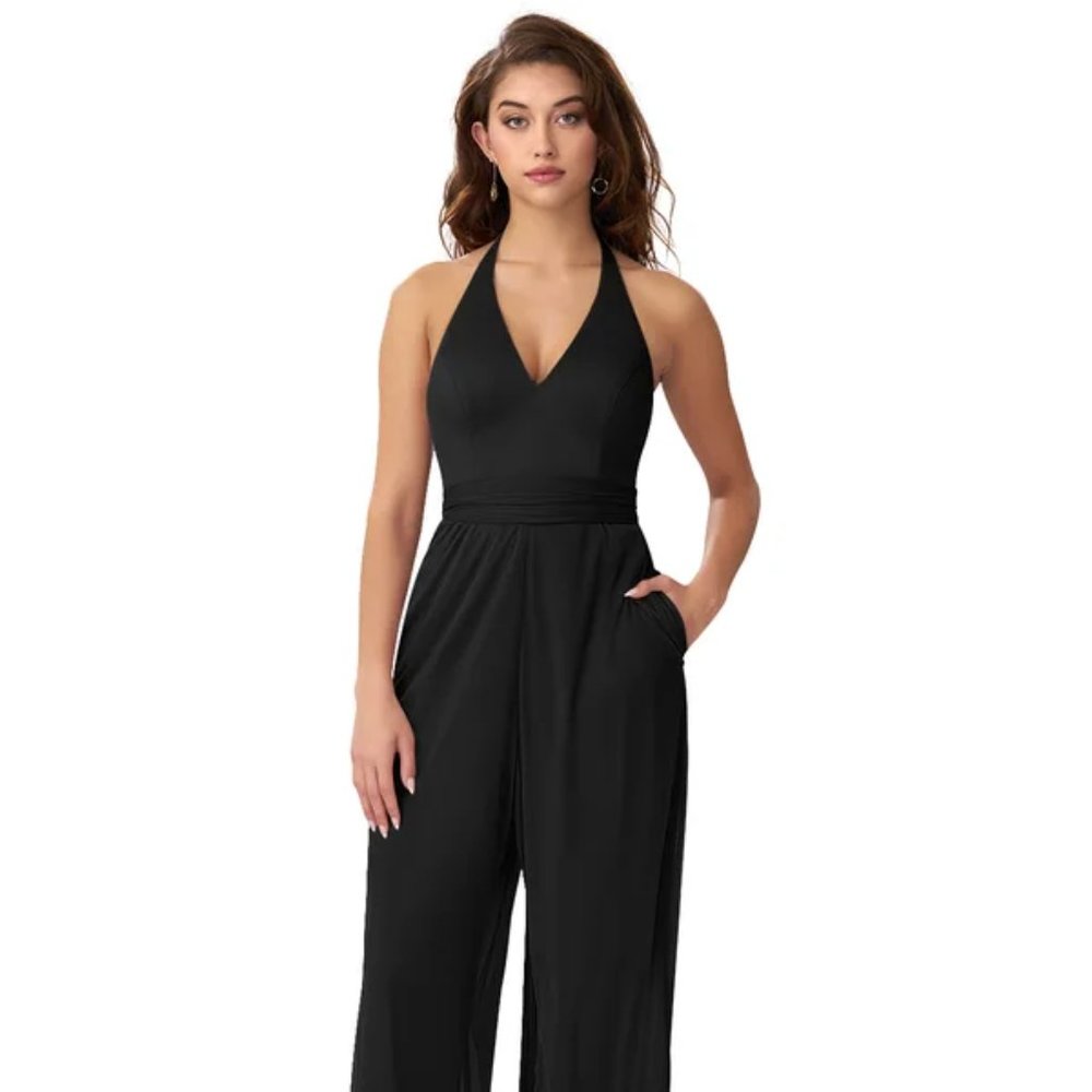 Azazie Dua Jumpsuit Size A12